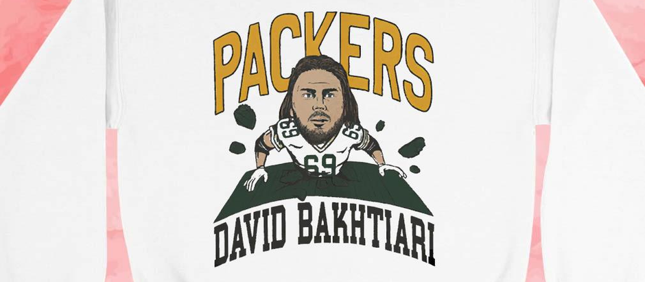 Top David Bakhtiari #69 Green Bay Packers football caricature shirt