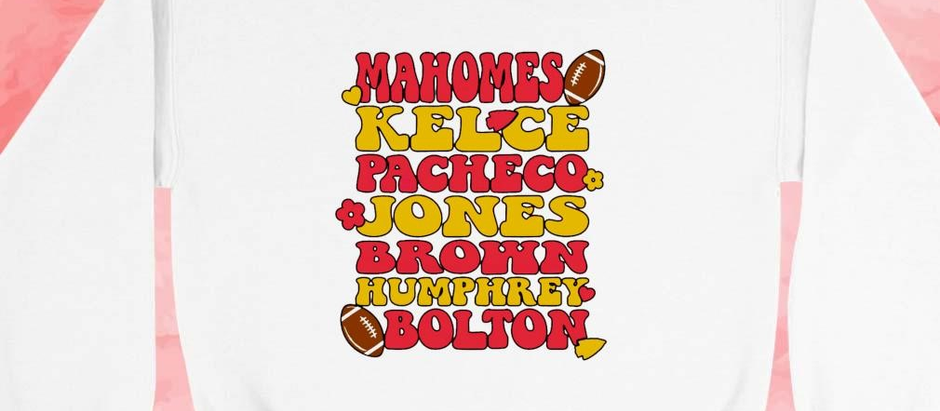 Official Mahomes Kelce Pacheco Jones Brown Humphrey Bolton Chiefs shirt