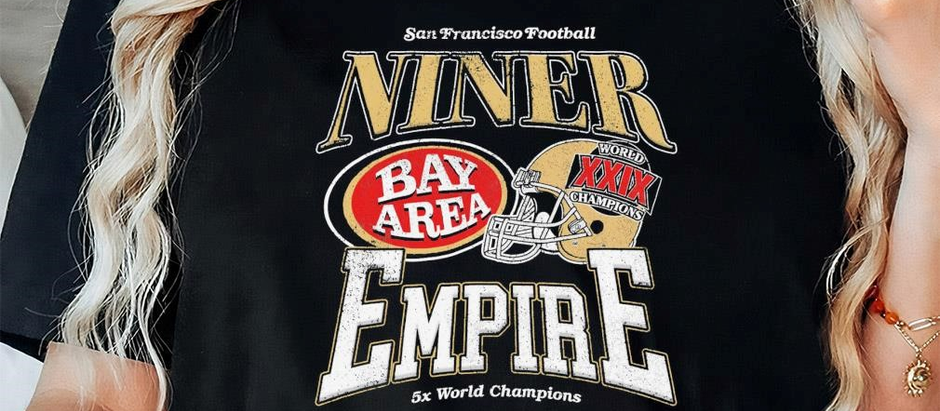 San Francisco football the Niner Empire bay era 5x world champions shirt