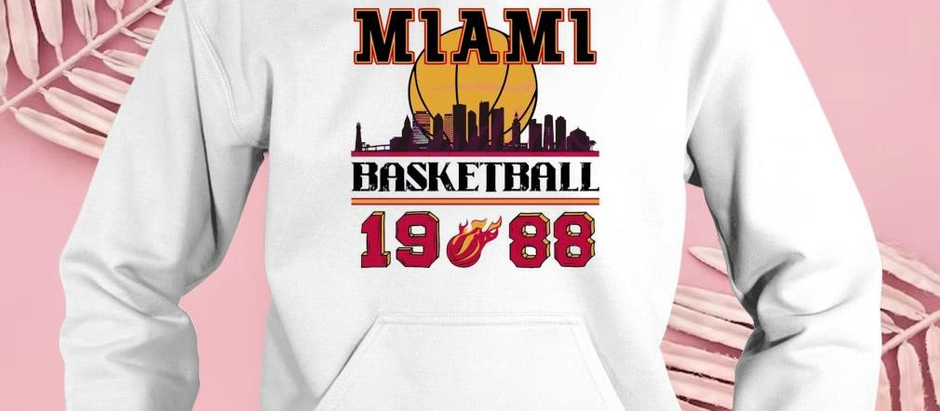 Official Miami Heat basketball 1988 shirt