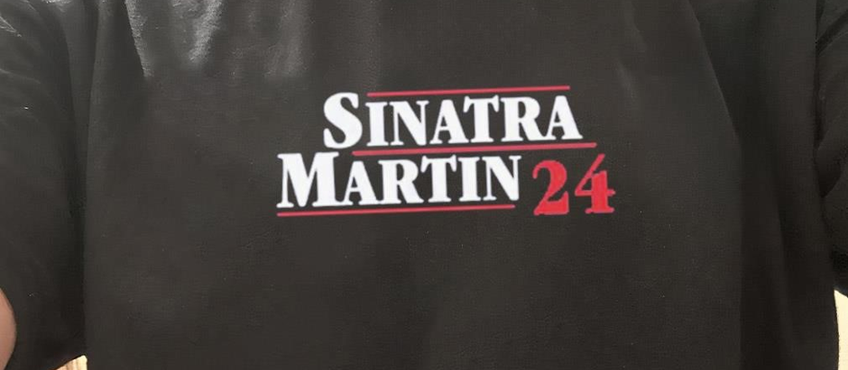 Official Sinatra Martin ’24 shirt