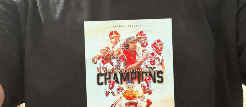 Official Georgia Bulldogs 2023 Capital One Orange Bowl champions shirt