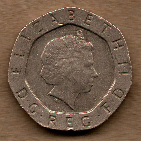Thumbnail: INGLATERRA 20 PENCE 1998