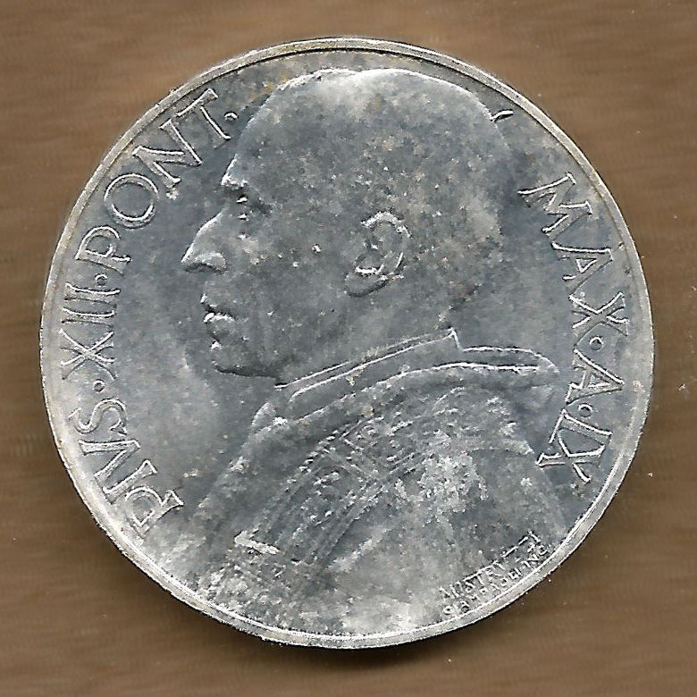 Miniatura: VATICANO 10 LIRE 1947