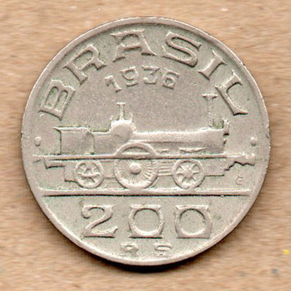 BRASIL 200 RÉIS 1936