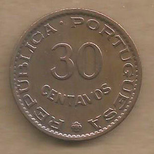 TIMOR 30 CENTAVOS 1958