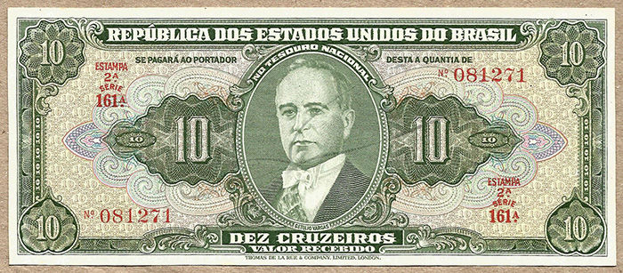 BRASIL 10 CRUZEIROS C 075