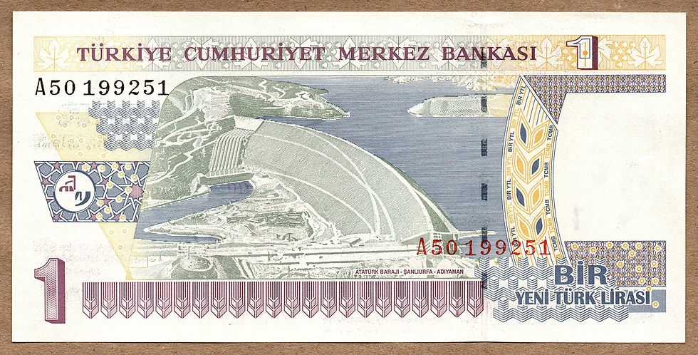 Miniatura: TURQUIA 1 NEW LIRA PK 216a