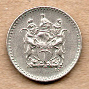 Thumbnail: RODÉSIA 2 1/2 CENTS 1970