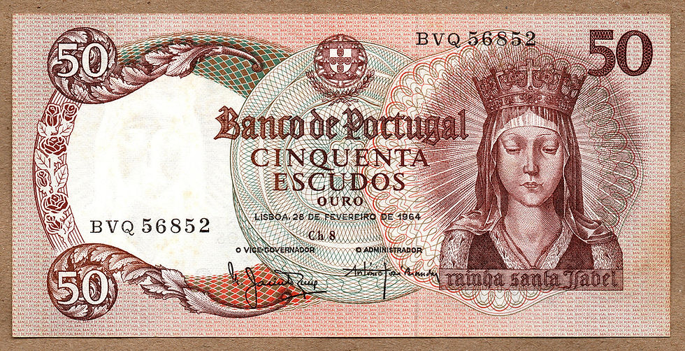 Miniatura: PORTUGAL 50 ESCUDOS PK 168