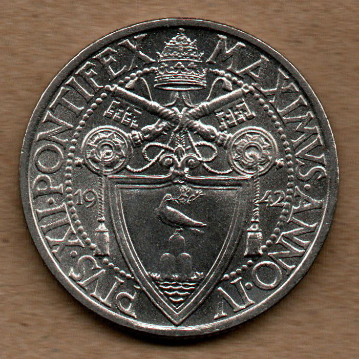Miniatura: VATICANO 1 LIRA 1942