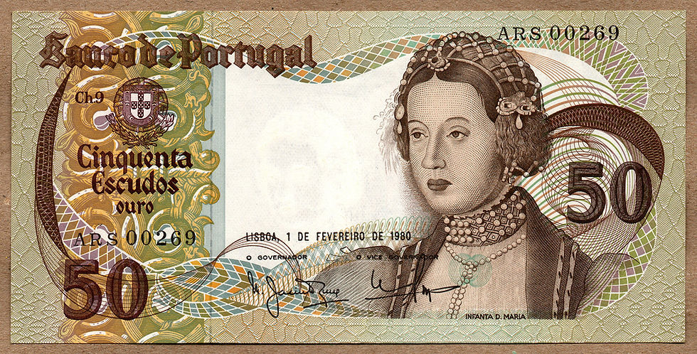 Miniatura: PORTUGAL 50 ESCUDOS PK 174b