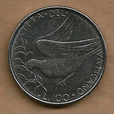 VATICANO 100 LIRE 1976