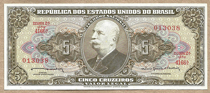 BRASIL 5 CRUZEIROS C 073a