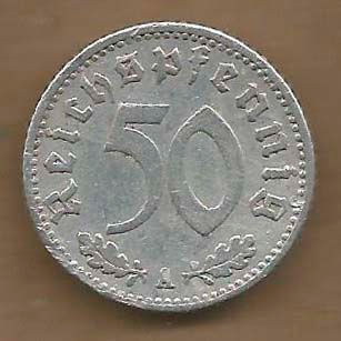 ALEMANHA III REICH 50 REICHSPFENNIG 1935A