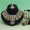 Thumbnail: Elegant Kundan necklace set with earrings