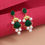 Thumbnail: Elegant green and pearl earrings