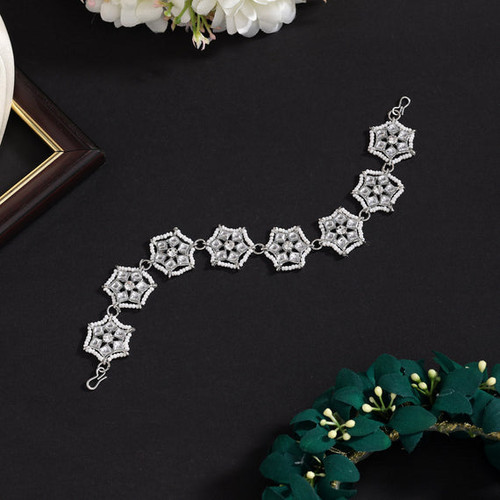 Silver Color Matha Patti | Neer Gahna
