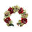 Thumbnail: Floral hair wreath with red roses