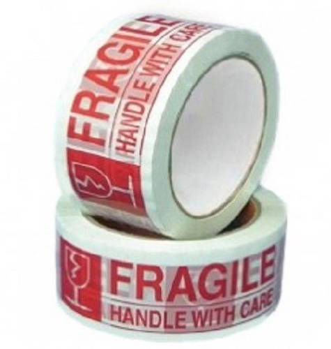 Fragile Handle With Care printed packaging tape rolls