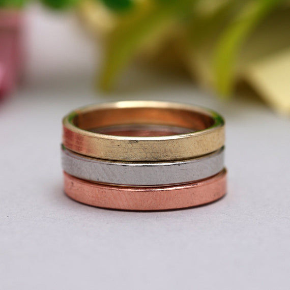 Intricate Oxidised Two-Tone Ring