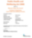 Certificate for Public Health & Wellbeing Act 2008