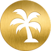 Goldenes Palmen-Symbol