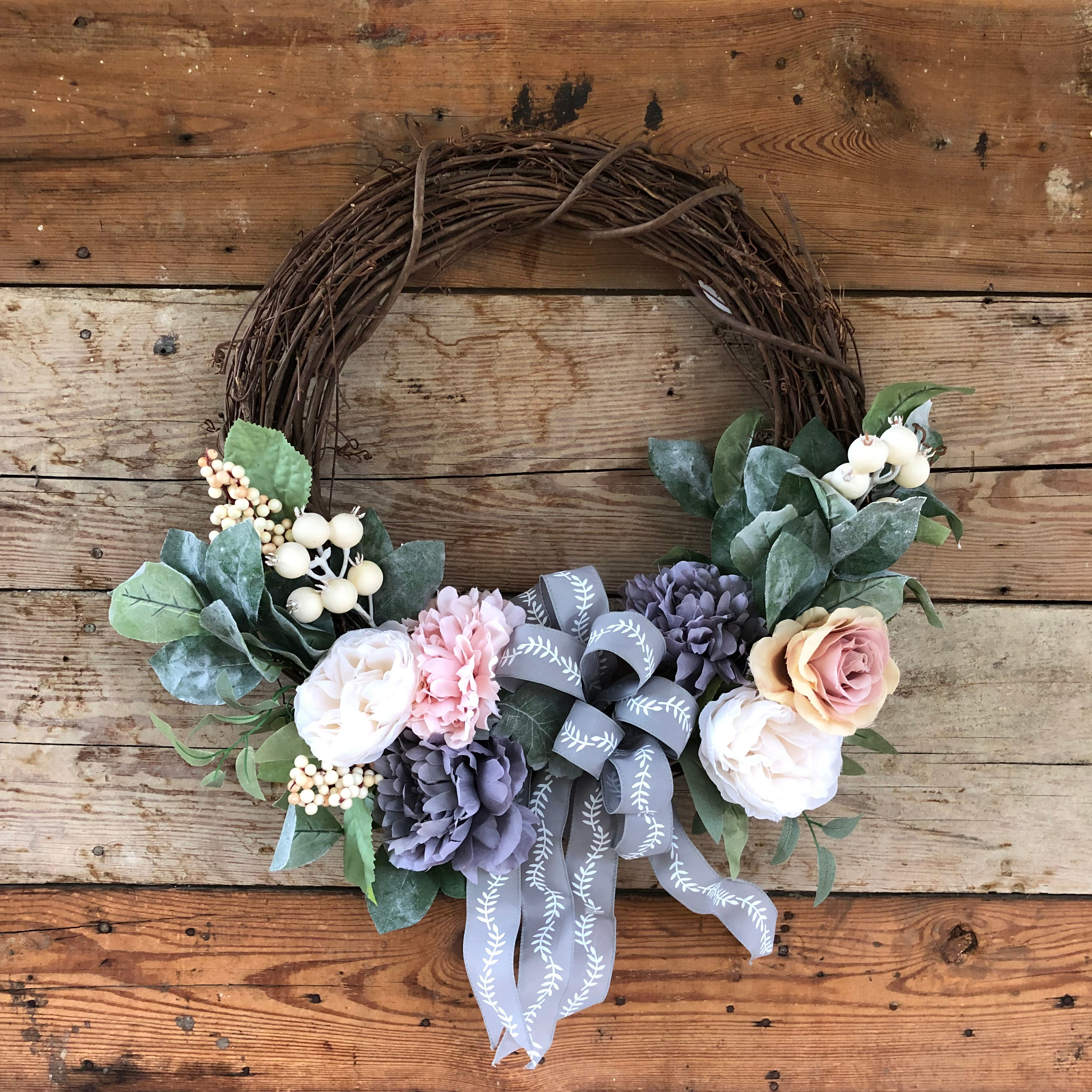 Pretty in Peony Wreath