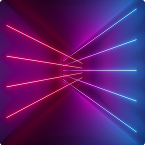 Neon Warp Tension Backdrop