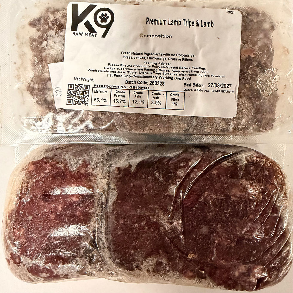 Thumbnail: K9 - 36 x Premium Lamb Tripe + Lamb