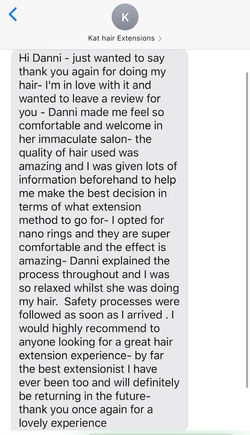 review / testimonial