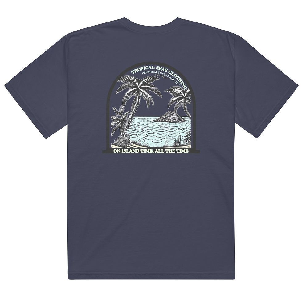 Thumbnail: Men’s Island Time, All the Time Heavyweight T-Shirt