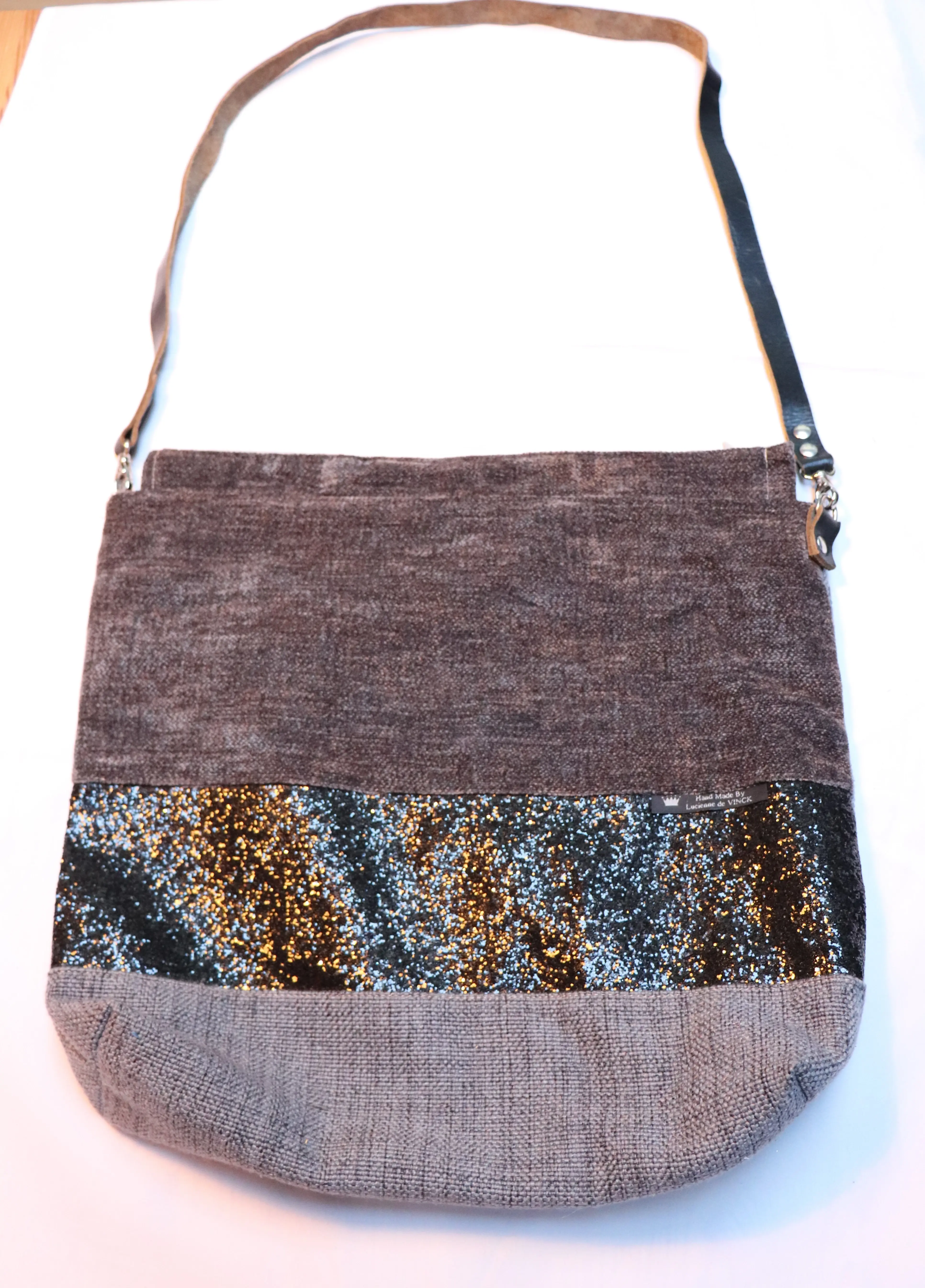 Sac Bandoulière - Paillette noir