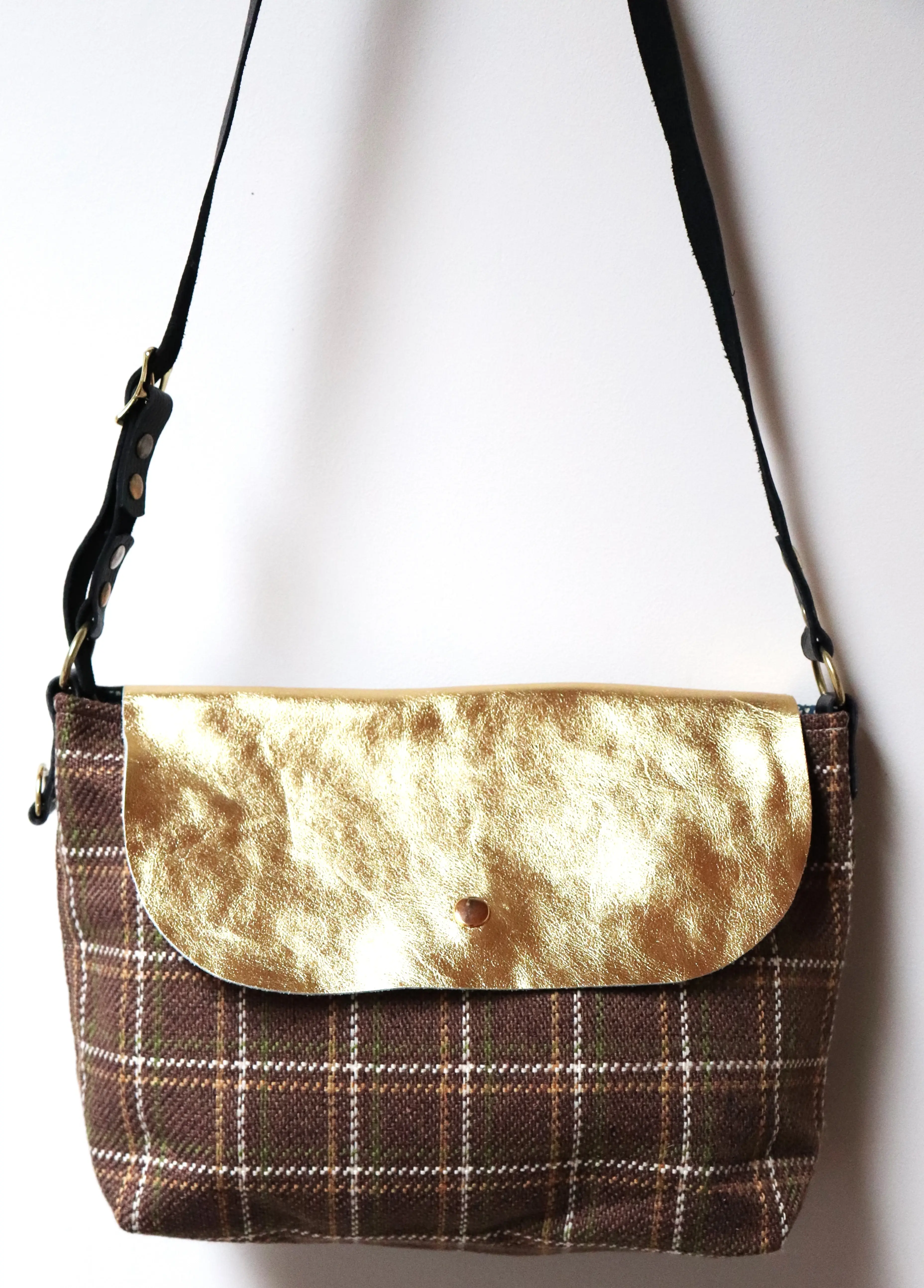 Sac Besace - Ecossais Brun GM