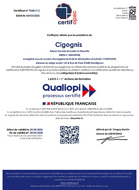 Certificat Qualiopi