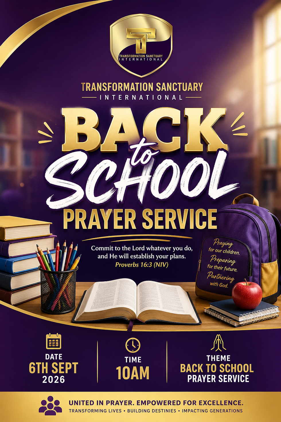 Special New School Session Service
