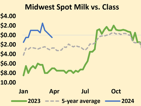 Milk, Dairy and Grain Market Commentary