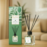 Rochel Reed дифузер, мирис, мирис за дома, алтернатива за спреј за соба, долготраен мирис, природна есенција, декоративен мирис, дифузер во стаклено шише, ароматерапија, парфем за дома, мирис за канцеларија, стилски мирис, висококвалитетен Reed дифузер, мирис за вселена, серија мириси Rochel, освежителен мирис, декор за дома, мирис за соба, диспензер за мирис, декоративен додаток.