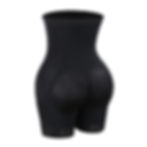 Thumbnail: Black Under Bust Seamless Panty Sheer Mesh Abdominal Control