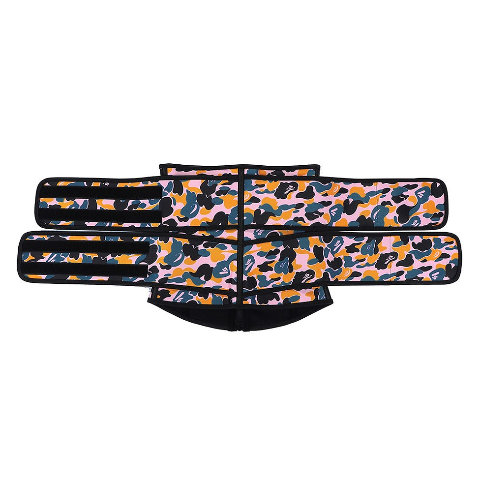 Thumbnail: Waist Cincher Double Belts Zipper