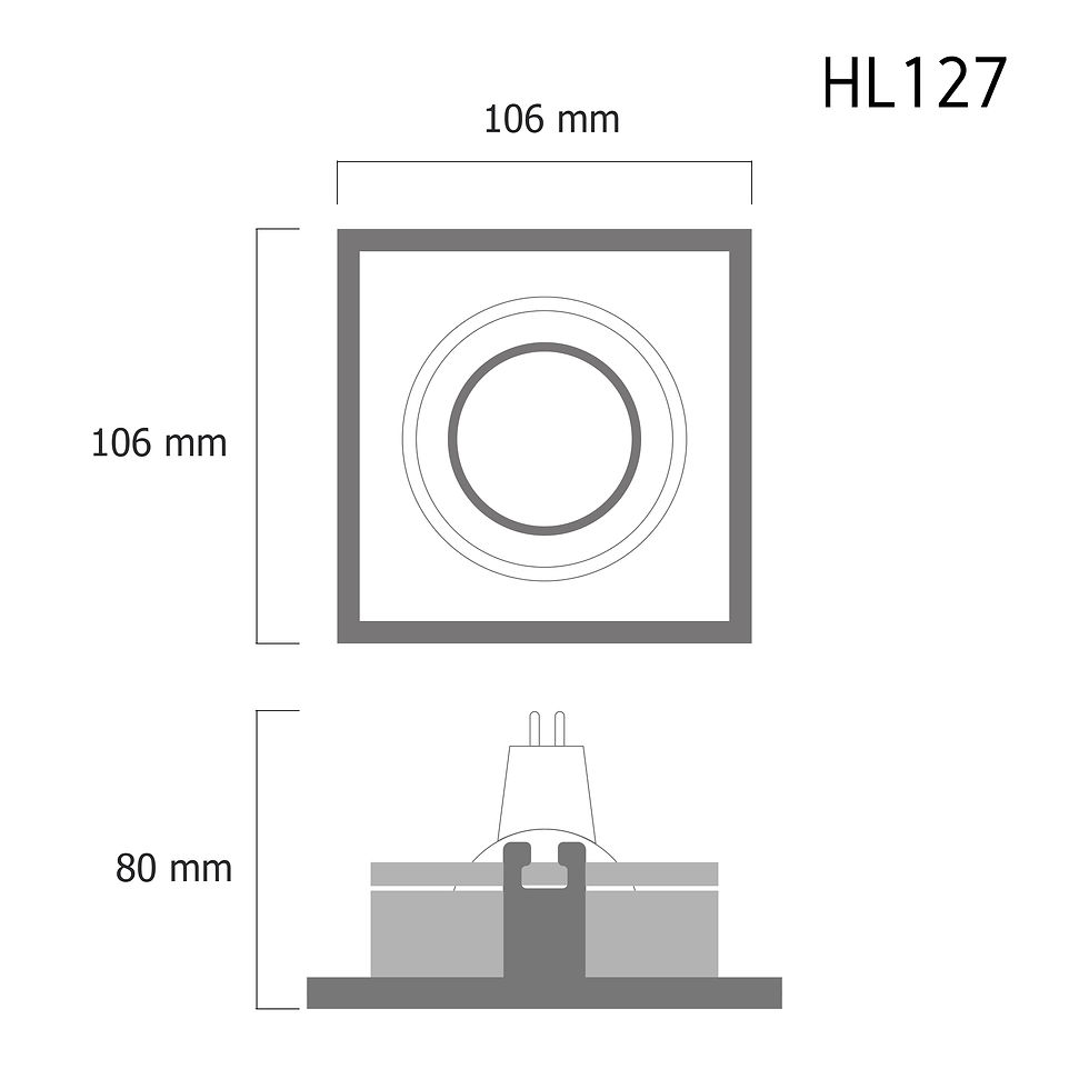 ภาพขนาดย่อ: Downlight HL127