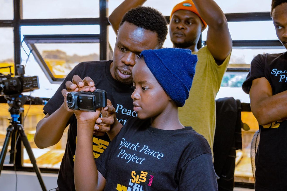 Slum film festival. Photo| Edward Wafula