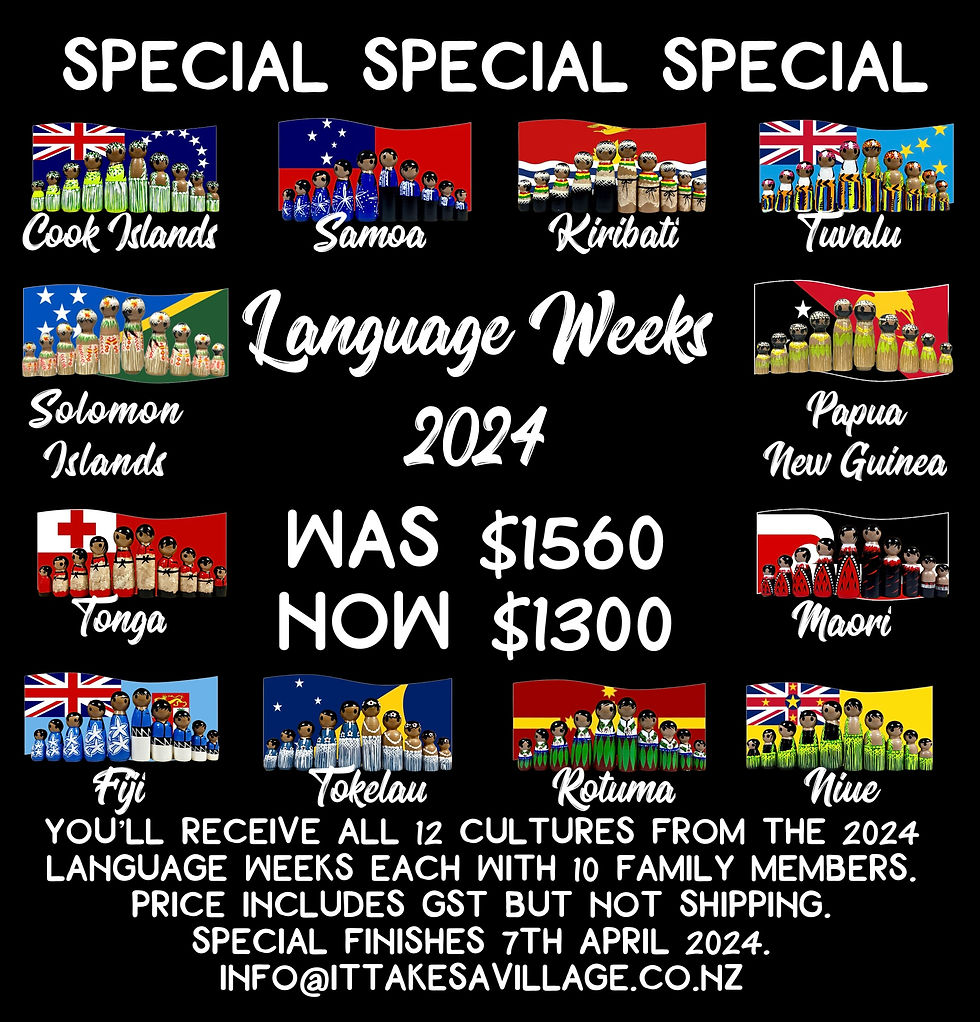 12 Language Weeks 2024 Special It takes a Village