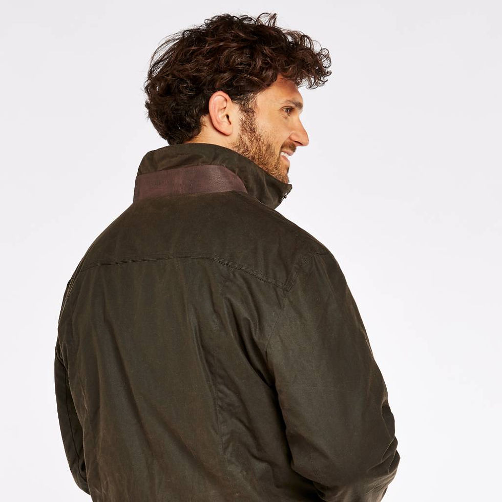 Thumbnail: Dubarry Carrickfergus Waxed Jacket - Olive