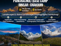 Capturing Kumaon's Wilderness: Panchachuli Base Camp, Binsar & Chaukori — A Landscape & Astrophotography Workshop