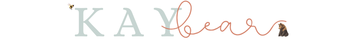 KayBear Logo, children's party planner across Devon- Exeter, Crediton, Mid Devon and retailer of craft boxes nationwide, UK
