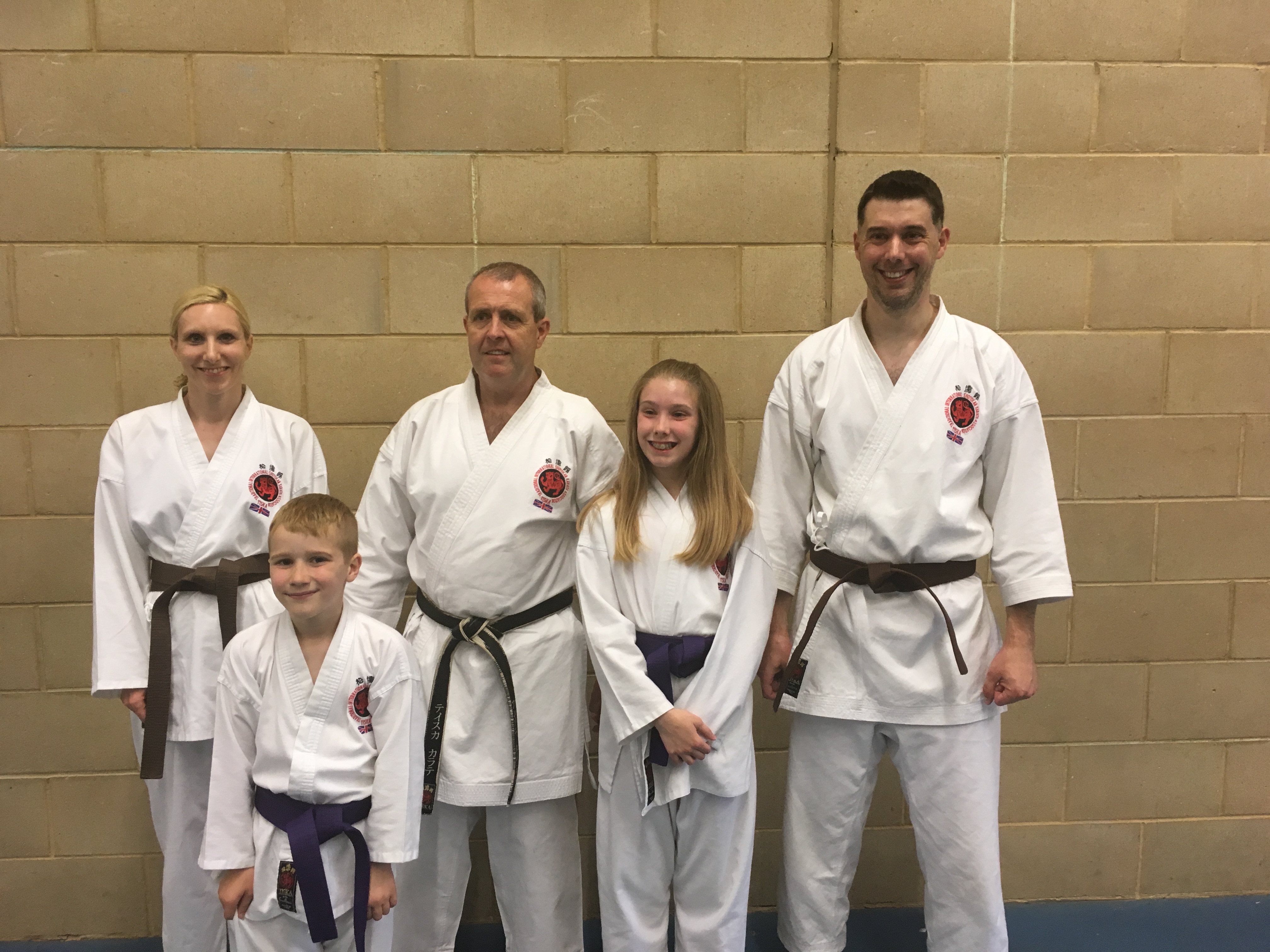 Karate grading success Chesterfield