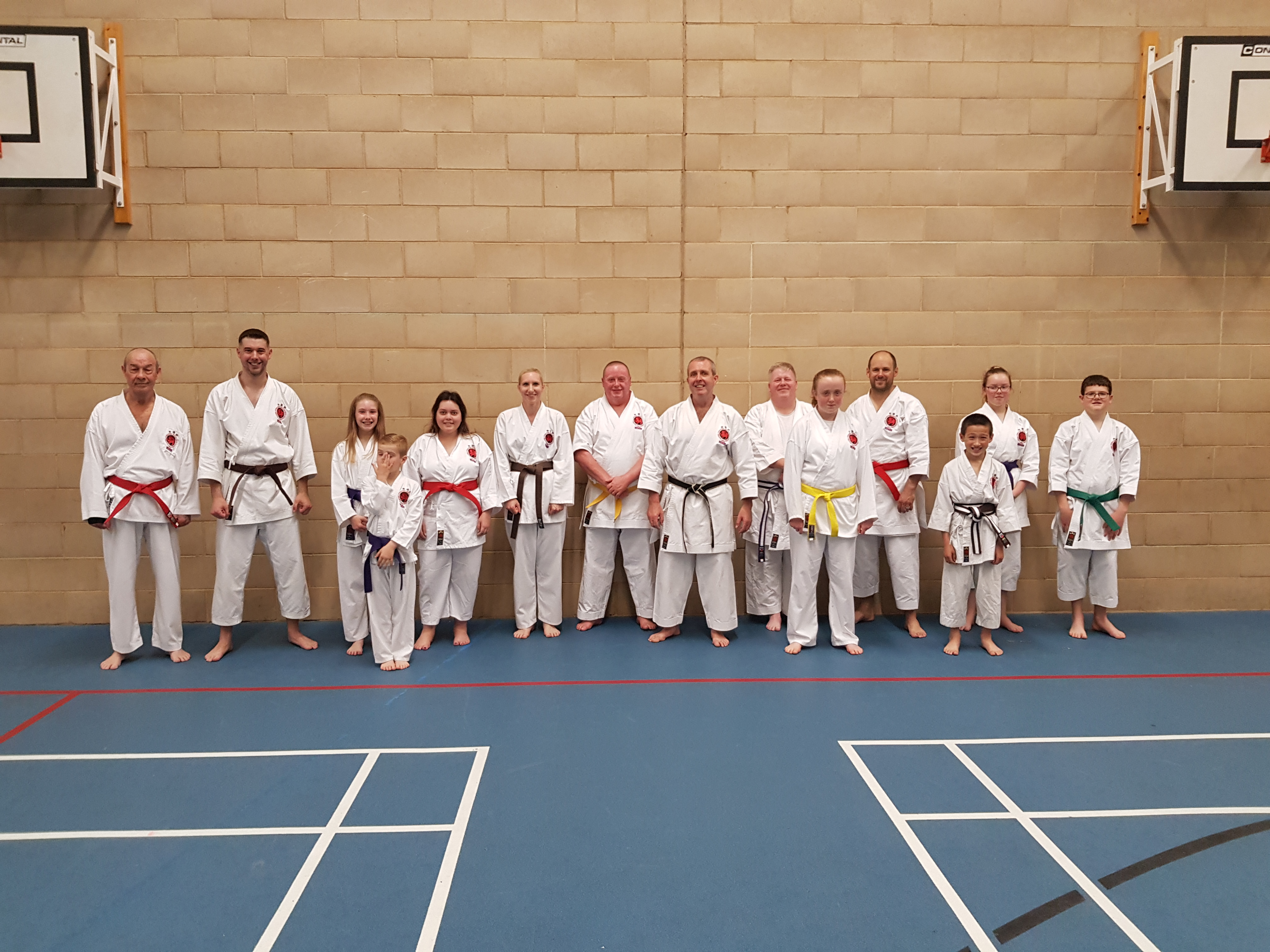 Karate grading success Chesterfield