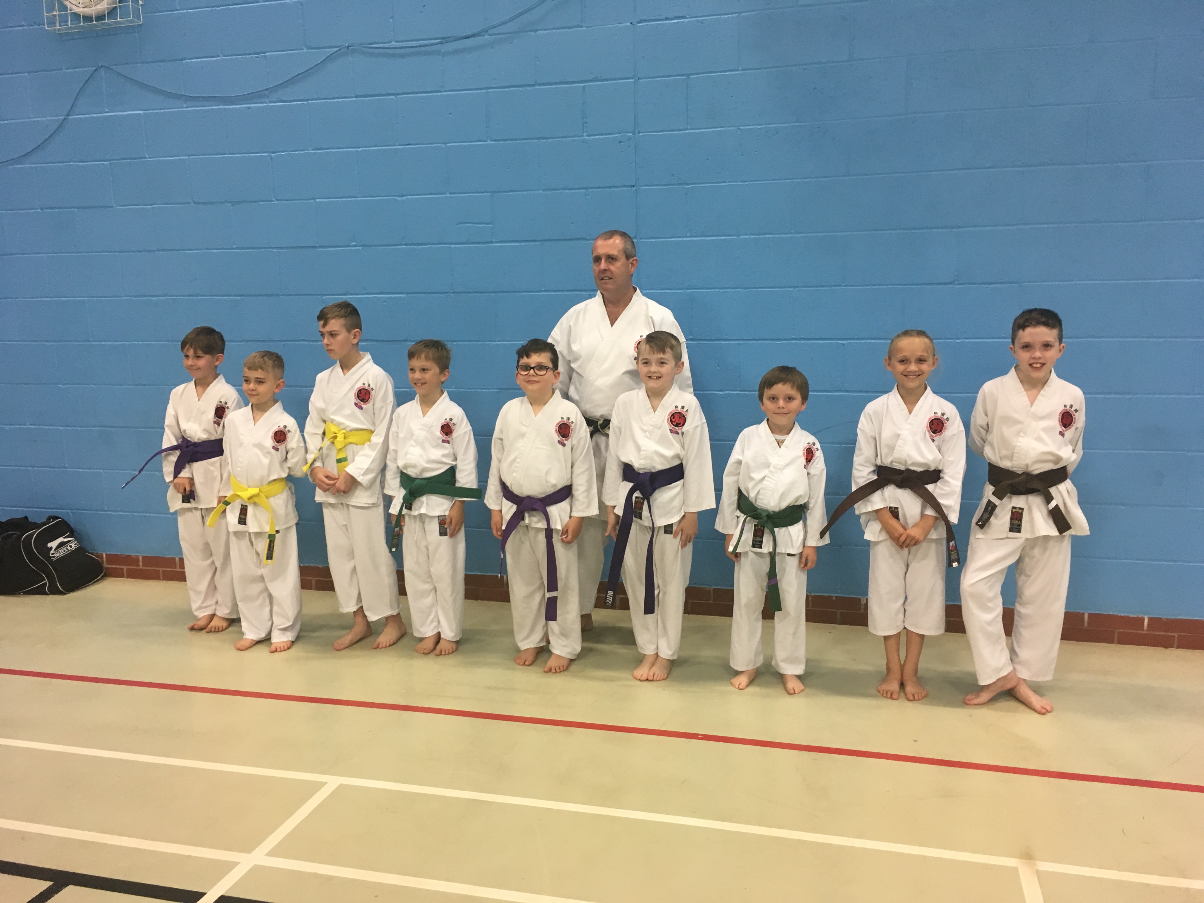 Karate grading success Mansfield