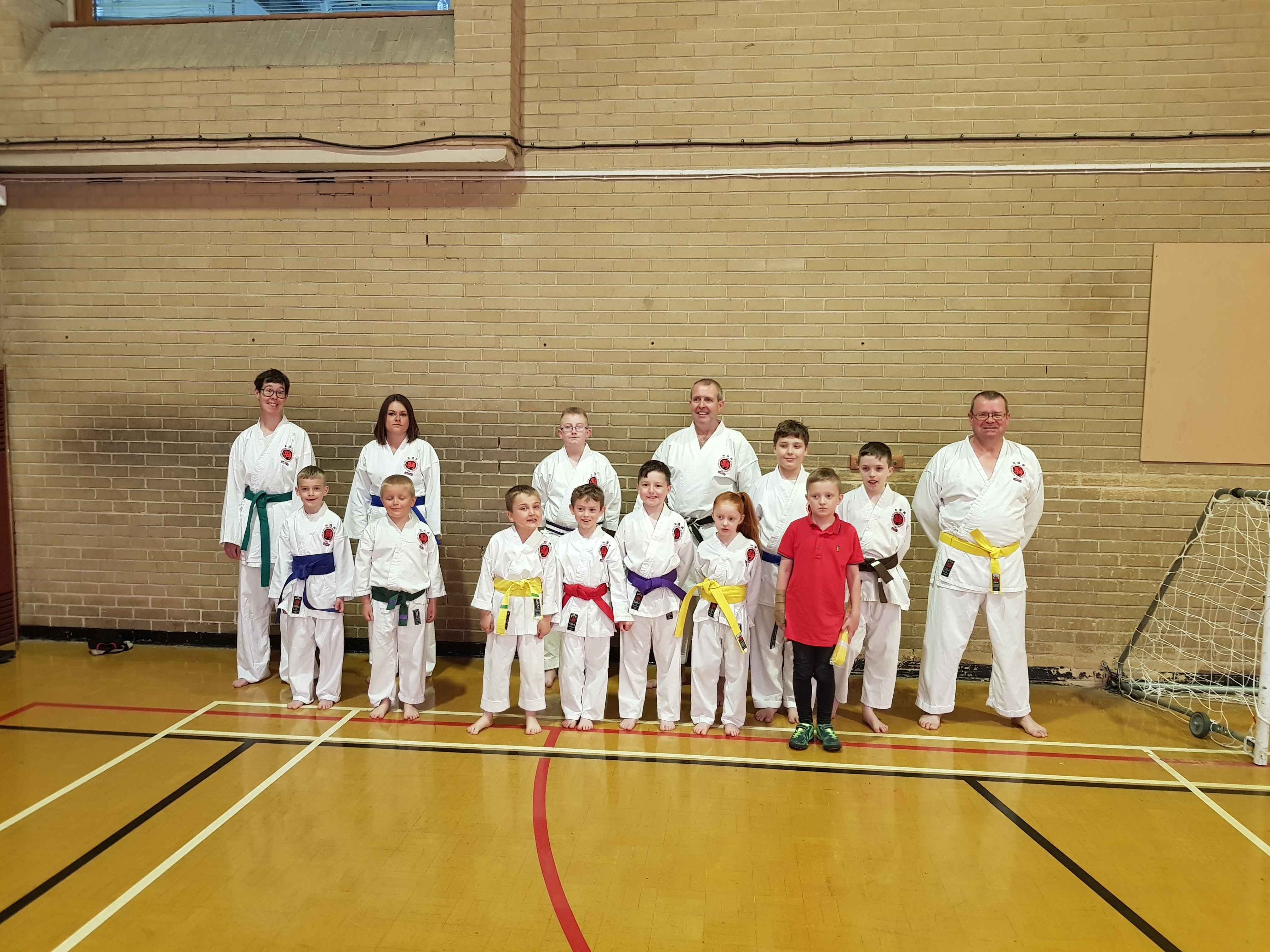 Karate grading success Sutton In Ash